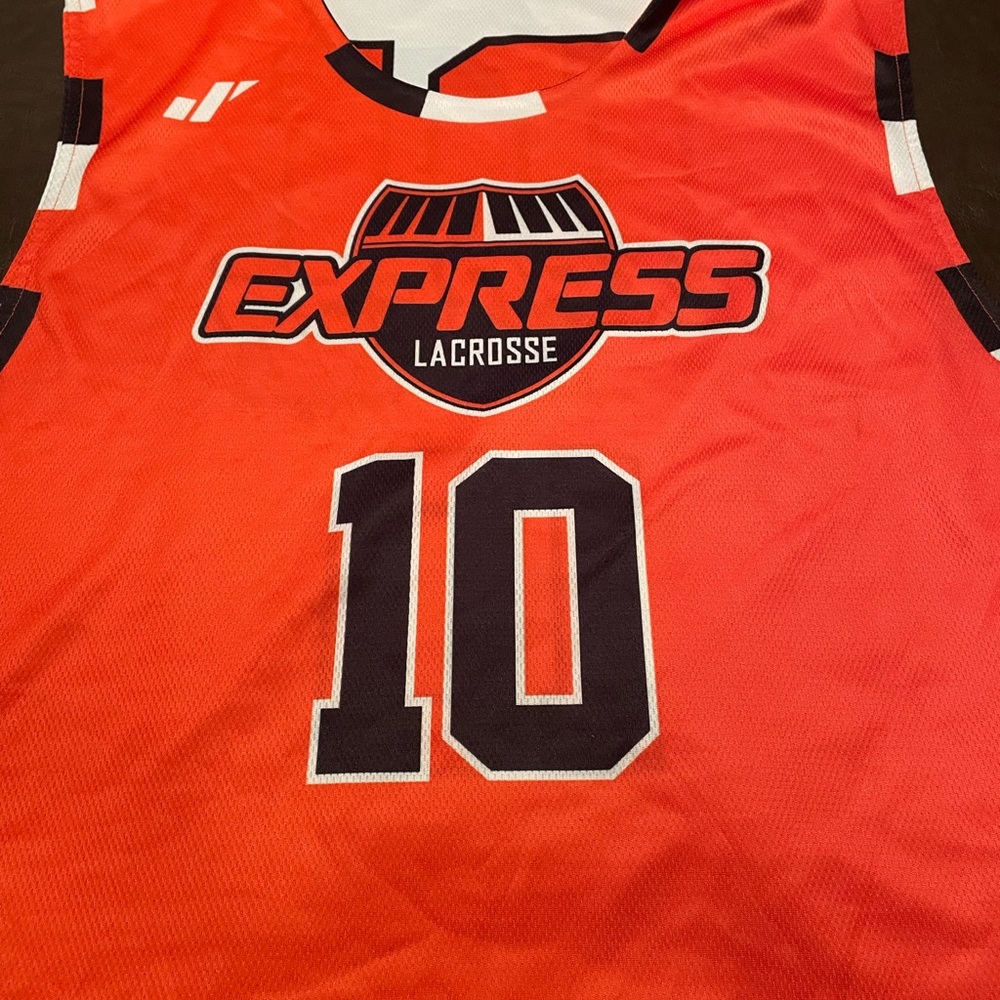 2 Express Lacrosse Orange Jerseys